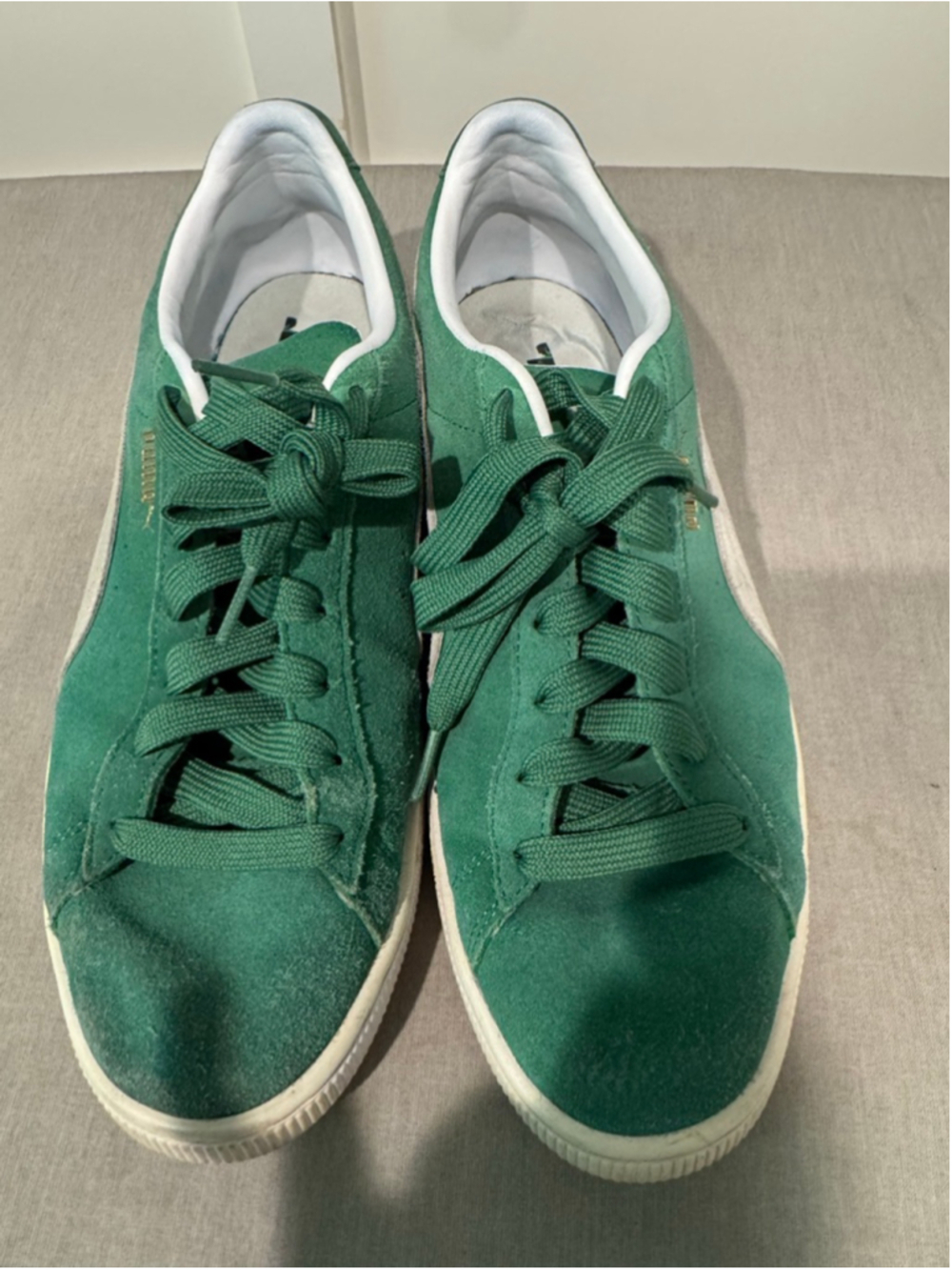 Men's Puma Suede NBA Boston Celtics-Green White Sneakers Size 11